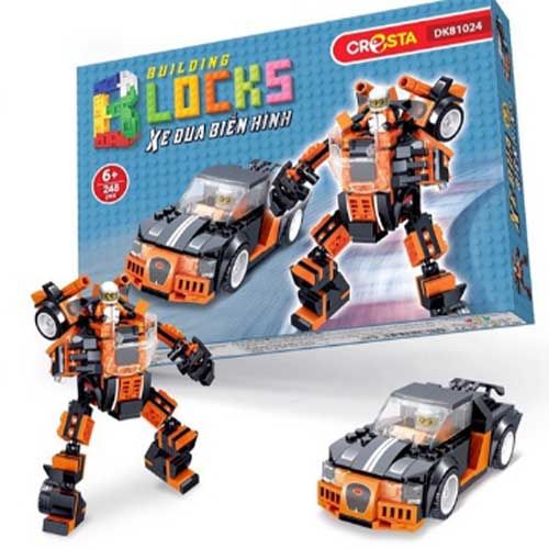 Lắp Ráp Xe Đua Biến Hình DK 81024-DKA 55