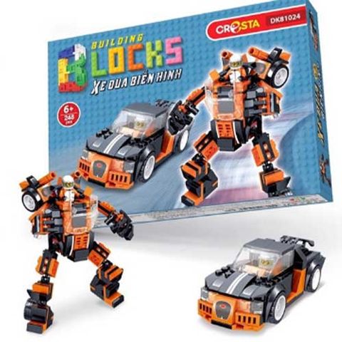 Lắp Ráp Xe Đua Biến Hình DK 81024-DKA 55