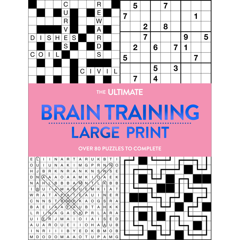 Large Print Puzzle Book - Brain Training