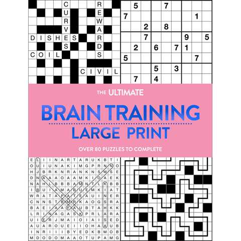 Large Print Puzzle Book - Brain Training
