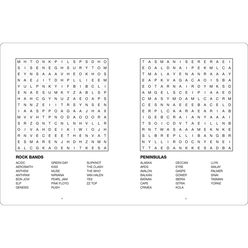 Large Print Puzzle Book - Word Search - Orange