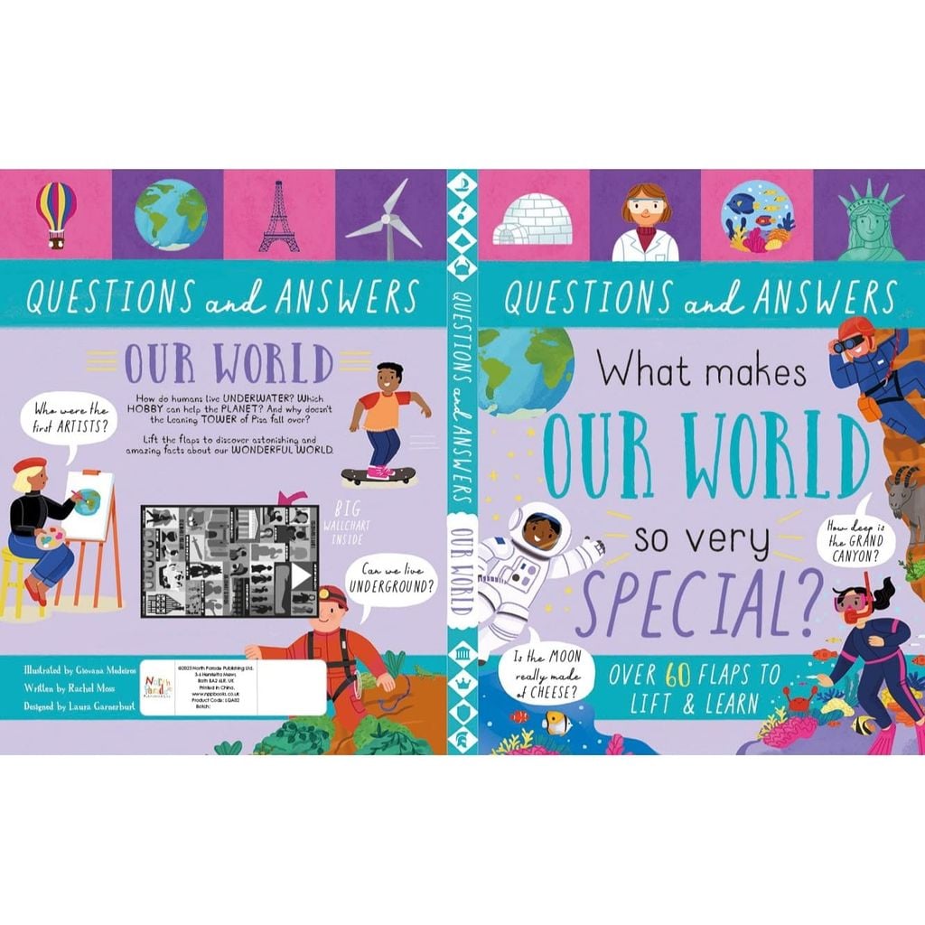 Large Q&A Flap Book - Our World