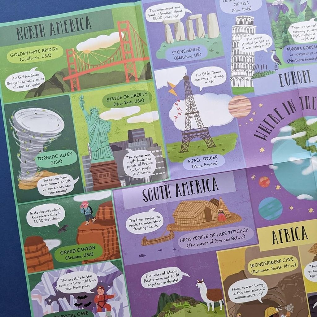 Large Q&A Flap Book - Our World
