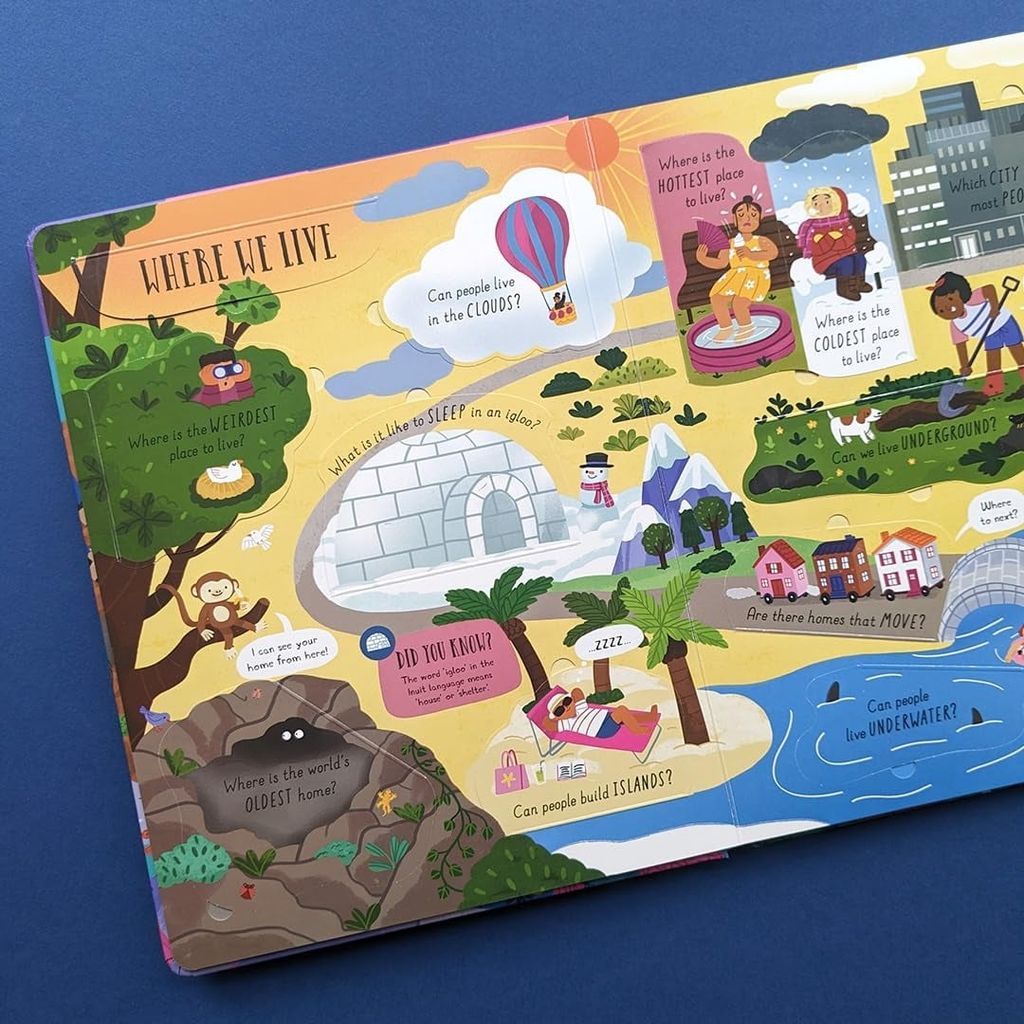Large Q&A Flap Book - Our World