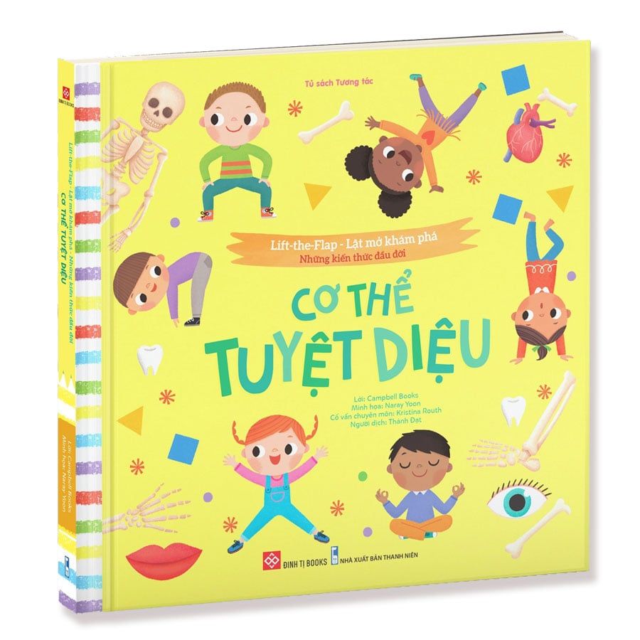 Lift-the-Flap - Lật Mở Khám Phá - Những Kiến Thức Đầu Đời - Cơ Thể Tuyệt Diệu