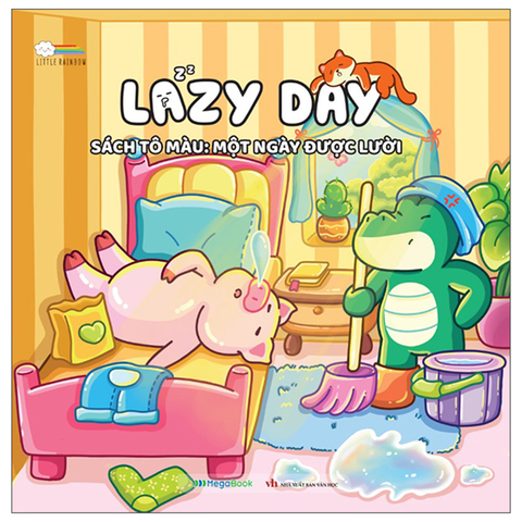 Lazy Day - Sách Tô Màu - Một Ngày Được Lười