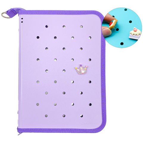 Sworld - Sổ Tay Sưu Tập A5 Kèm Charm Kéo Khóa - Purple