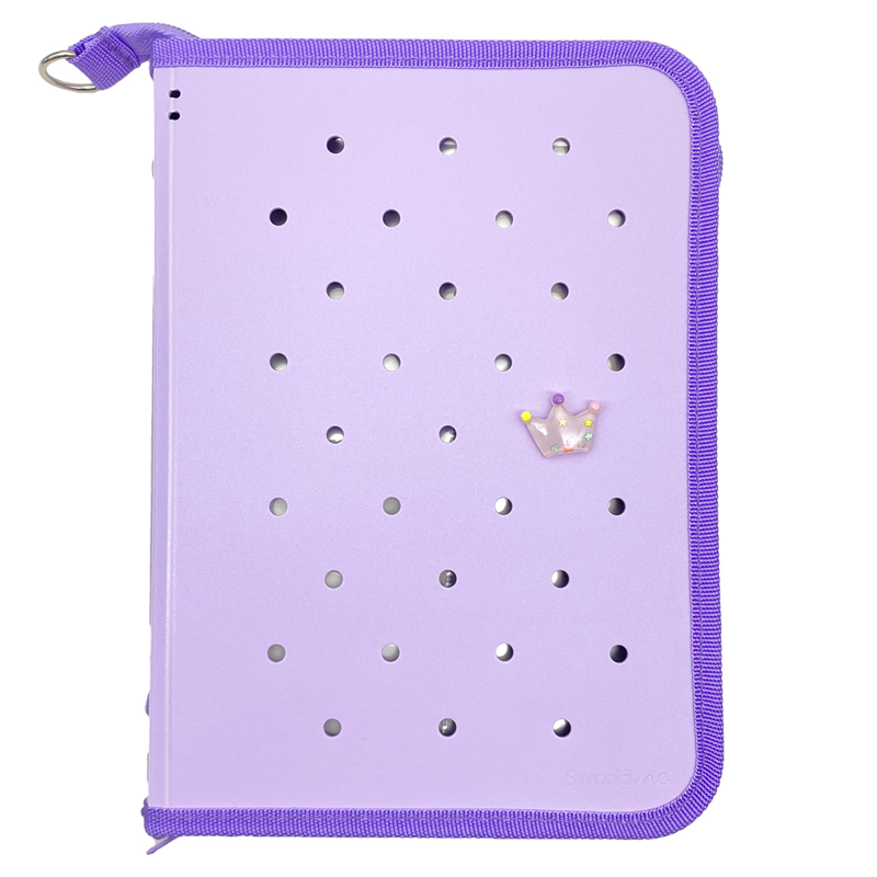 Sworld - Sổ Tay Sưu Tập A5 Kèm Charm Kéo Khóa - Purple