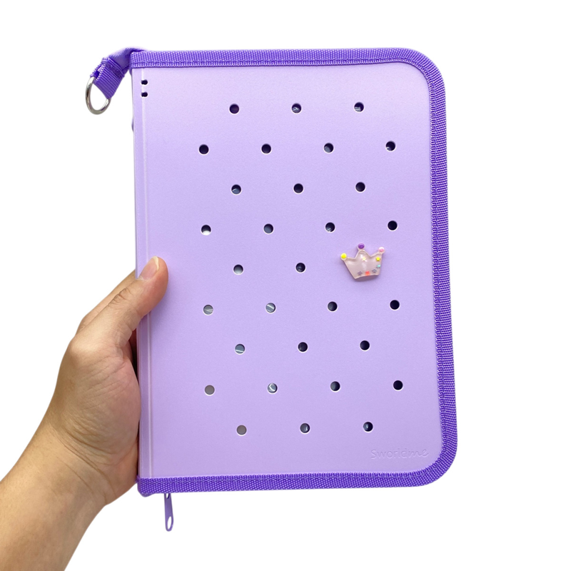 Sworld - Sổ Tay Sưu Tập A5 Kèm Charm Kéo Khóa - Purple