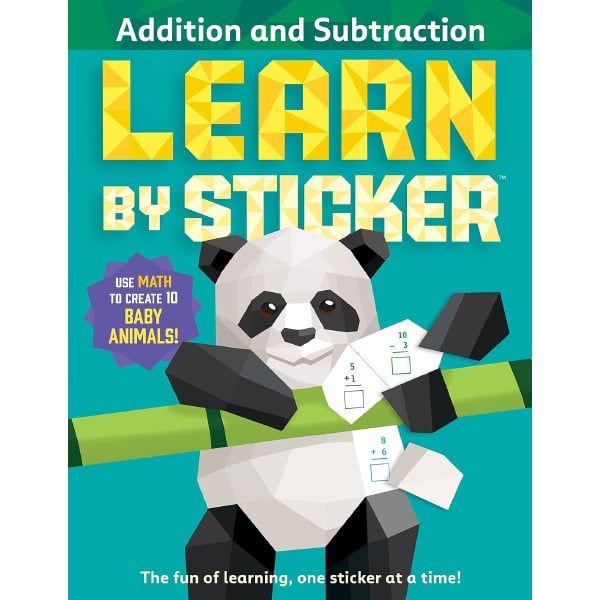 Learn By Sticker: Addition And Subtraction
