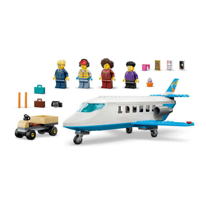 Lego City Đồ Chơi Lắp Ráp Máy Bay Chở Khách 60492 (Vta)