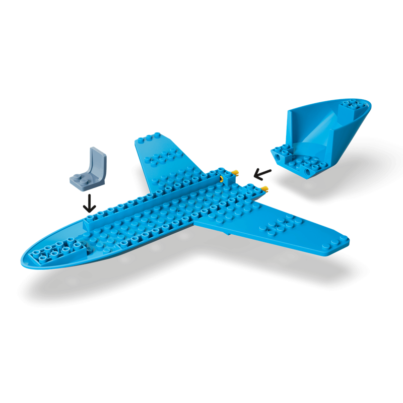 Lego City Đồ Chơi Lắp Ráp Máy Bay Chở Khách 60492 (Vta)