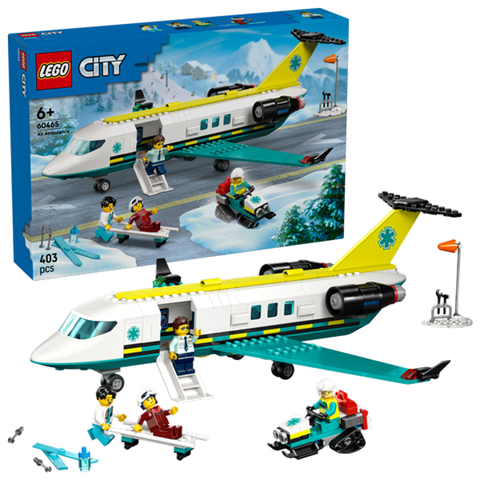 Lego City  Đồ Chơi Lắp Ráp Máy Bay Cứu Hộ Khẩn Cấp