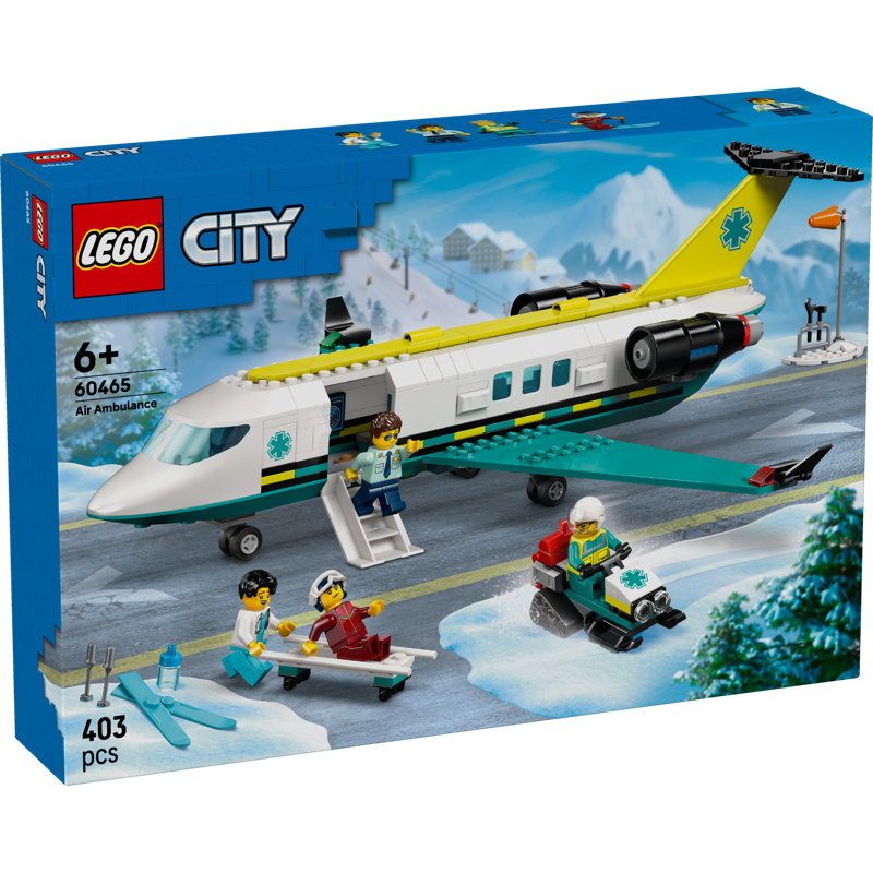 Lego City  Đồ Chơi Lắp Ráp Máy Bay Cứu Hộ Khẩn Cấp