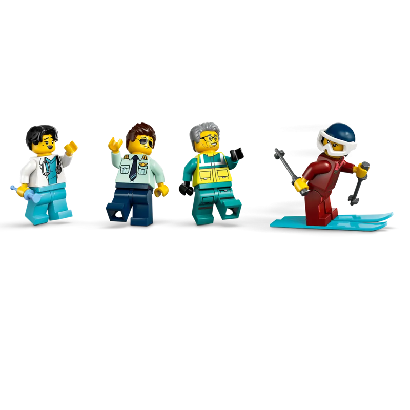 Lego City  Đồ Chơi Lắp Ráp Máy Bay Cứu Hộ Khẩn Cấp