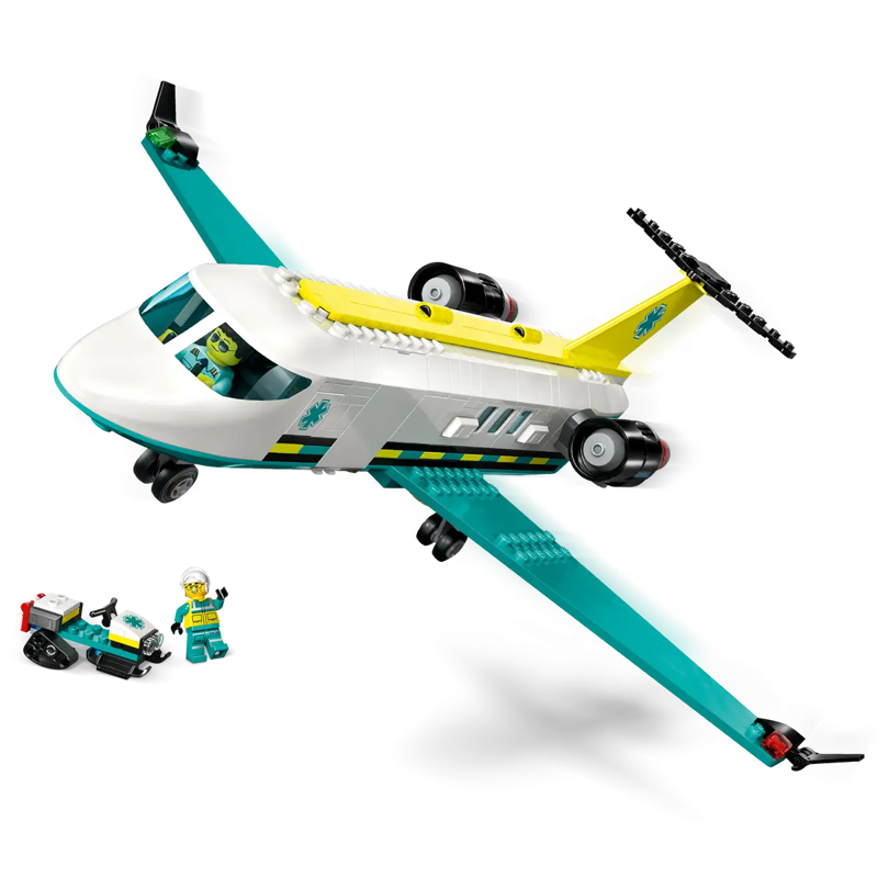 Lego City  Đồ Chơi Lắp Ráp Máy Bay Cứu Hộ Khẩn Cấp