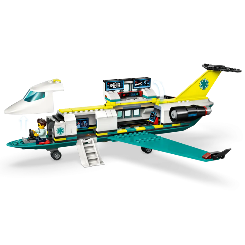 Lego City  Đồ Chơi Lắp Ráp Máy Bay Cứu Hộ Khẩn Cấp