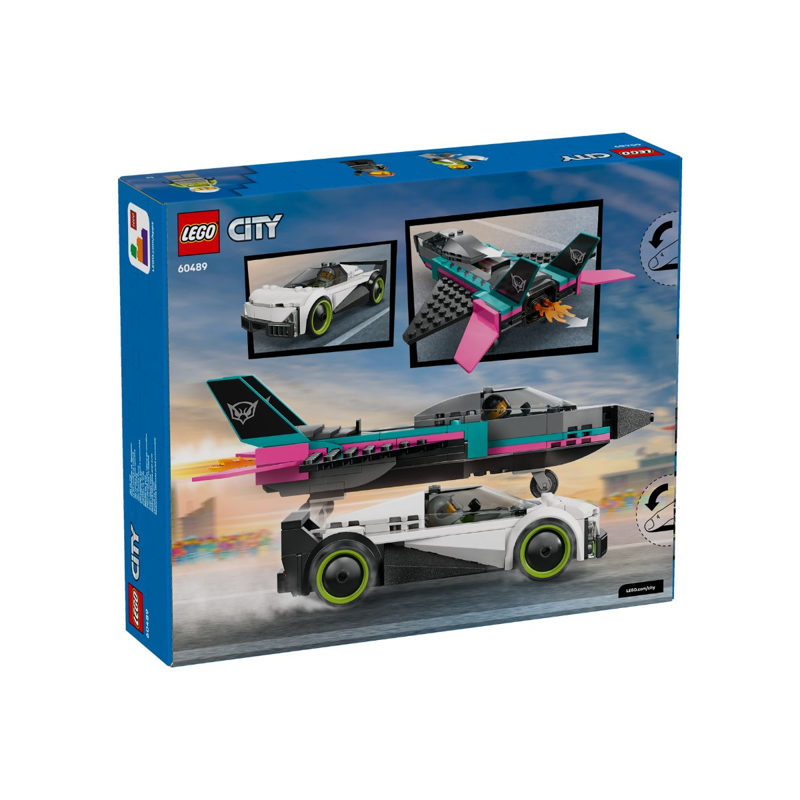 LEGO City Jet Vs. Car 60489
