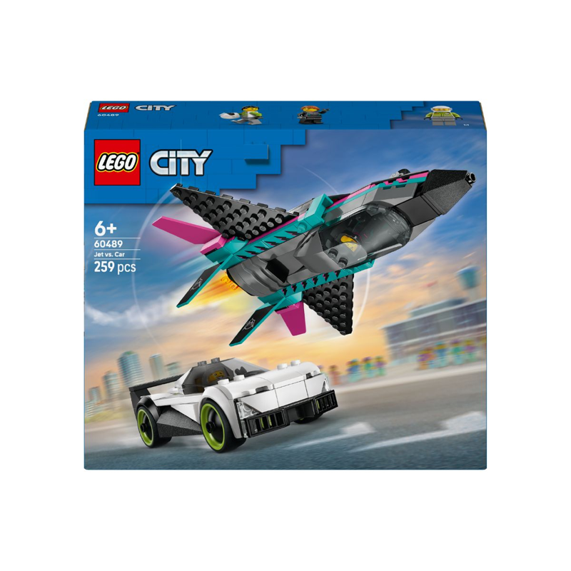 LEGO City Jet Vs. Car 60489