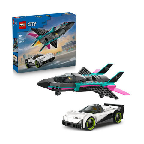 LEGO City Jet Vs. Car 60489