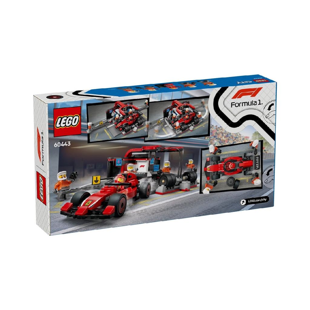 Lego City Lắp Ráp Trạm Bão Dưỡng Xe F1 60443