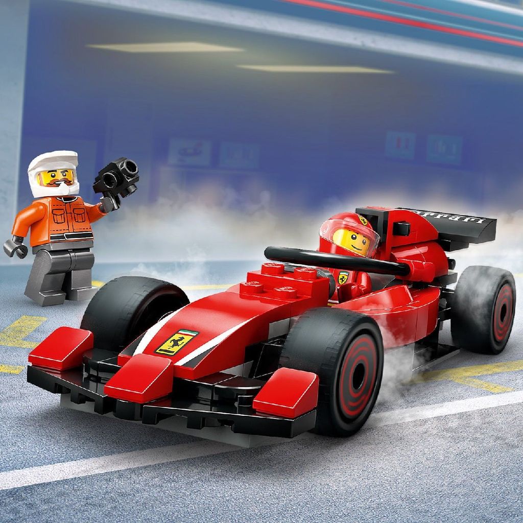 Lego City Lắp Ráp Trạm Bão Dưỡng Xe F1 60443