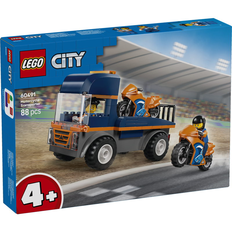 Lego City Motorcycle Transporter 60491