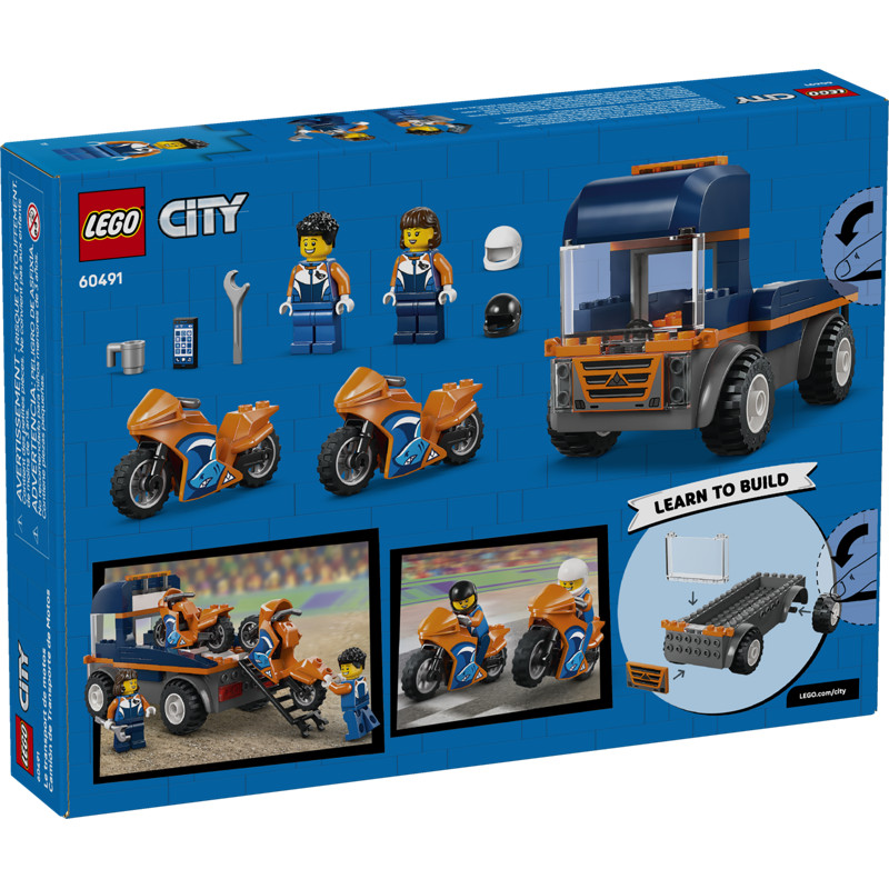 Lego City Motorcycle Transporter 60491