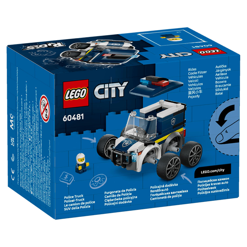 Lego City Rides – Police Truck 60481