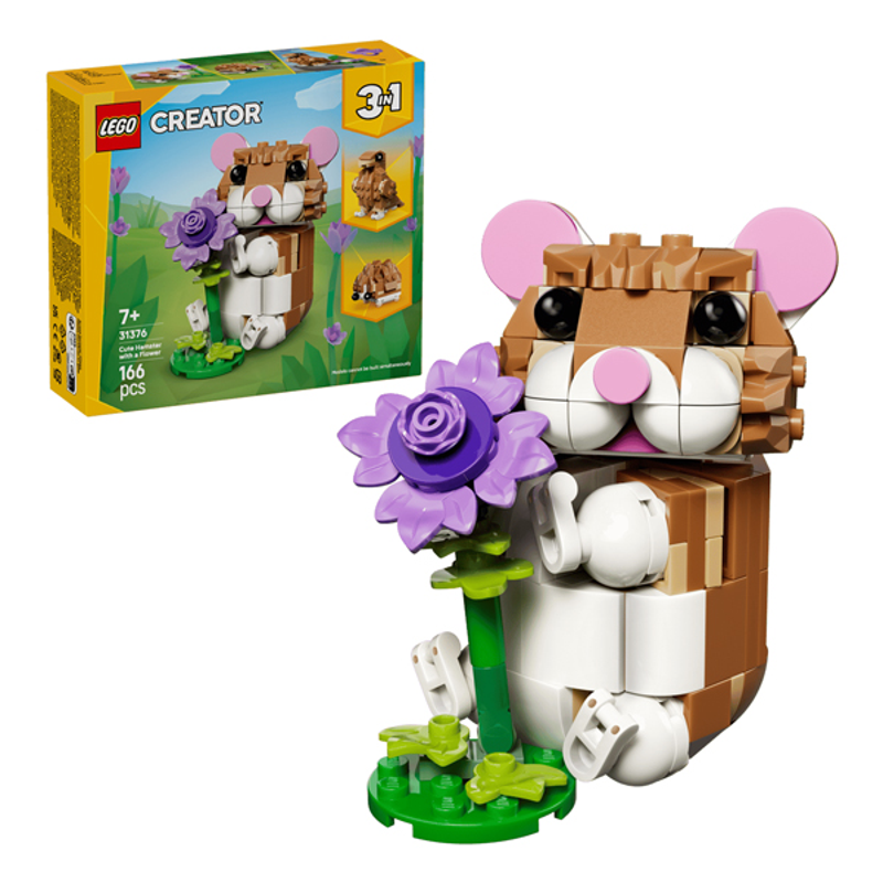 Lego Creator Cute Hamster With a Flower 31376