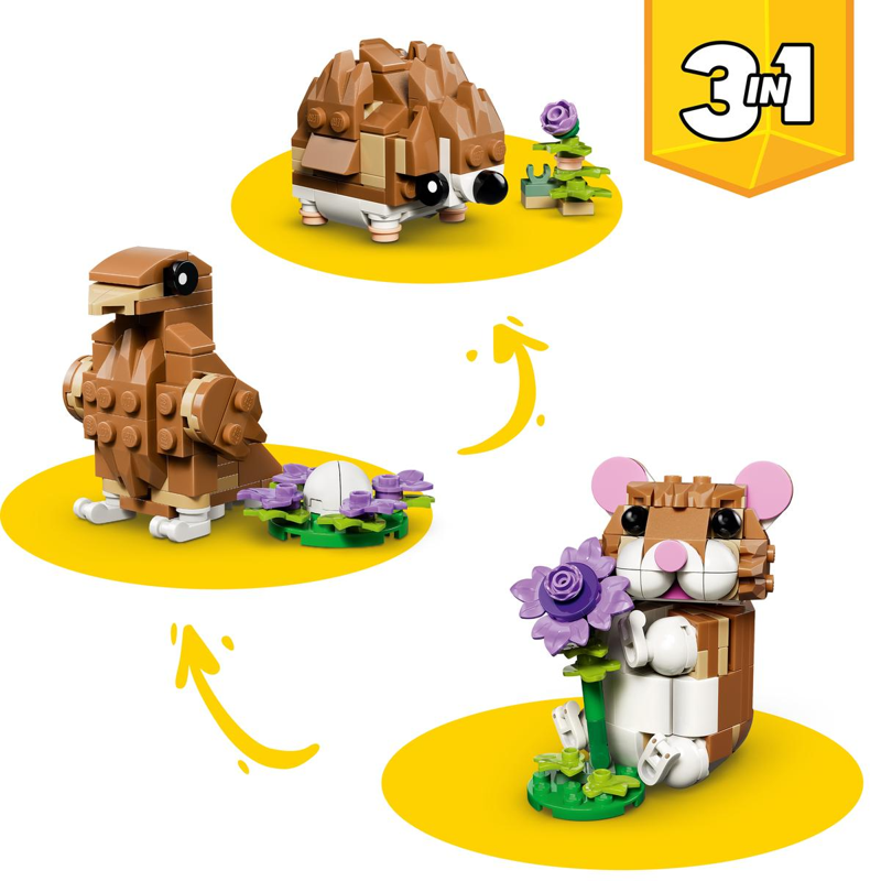 Lego Creator Cute Hamster With a Flower 31376