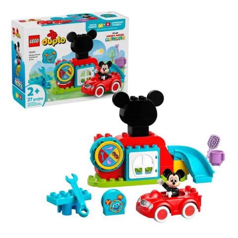 Lego Duplo Nhà Câu Lạc Bộ Mickey Mouse Và Xe Hơi 10454