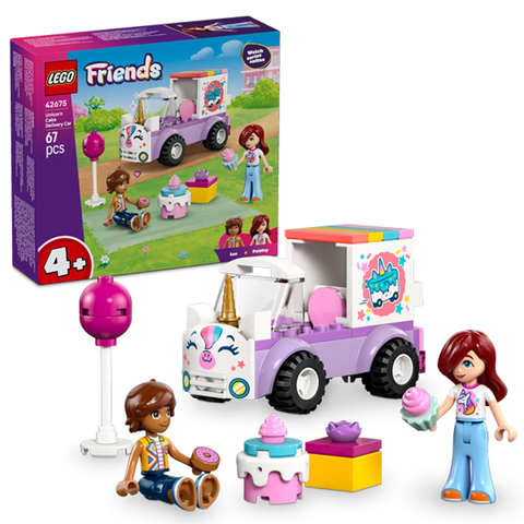 Lego Friends Đồ Chơi Lắp Ráp Xe Giao Bánh Kỳ Lân