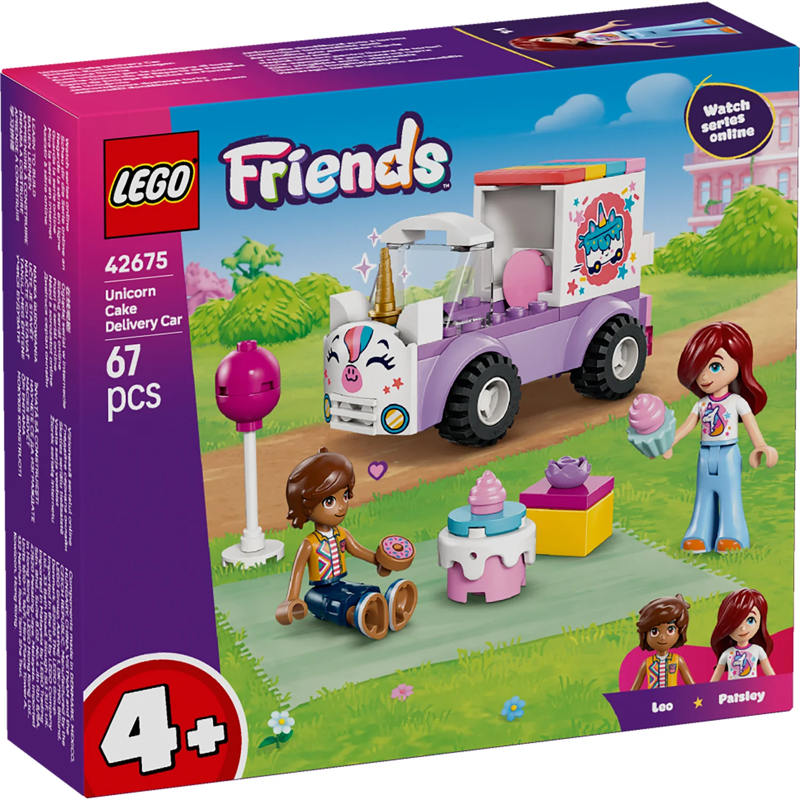Lego Friends Đồ Chơi Lắp Ráp Xe Giao Bánh Kỳ Lân