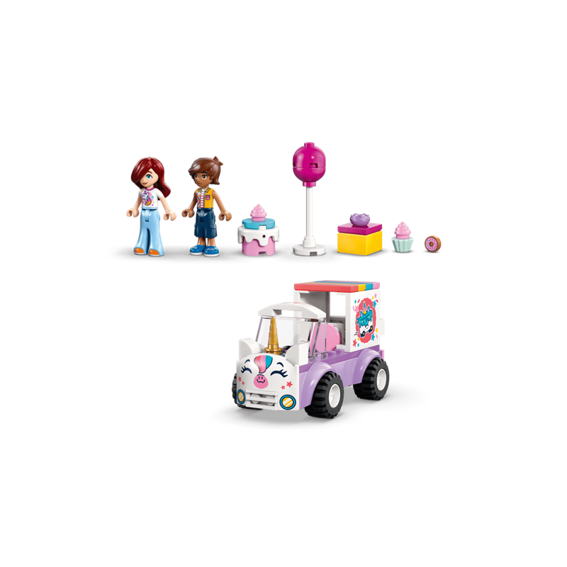 Lego Friends Đồ Chơi Lắp Ráp Xe Giao Bánh Kỳ Lân