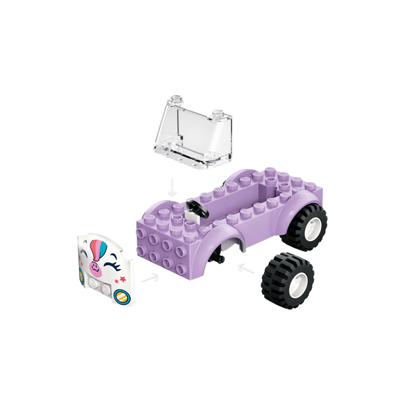 Lego Friends Đồ Chơi Lắp Ráp Xe Giao Bánh Kỳ Lân