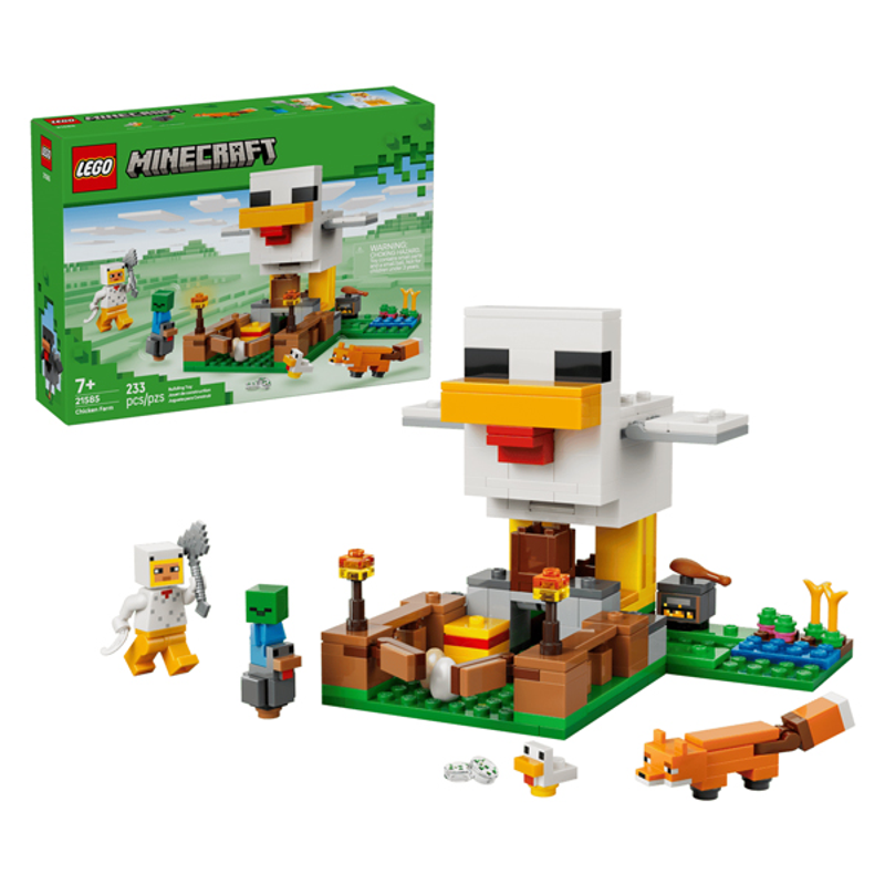 Lego Minecraft Chicken Farm 21585