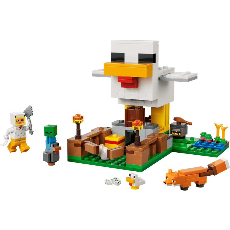 Lego Minecraft Chicken Farm 21585
