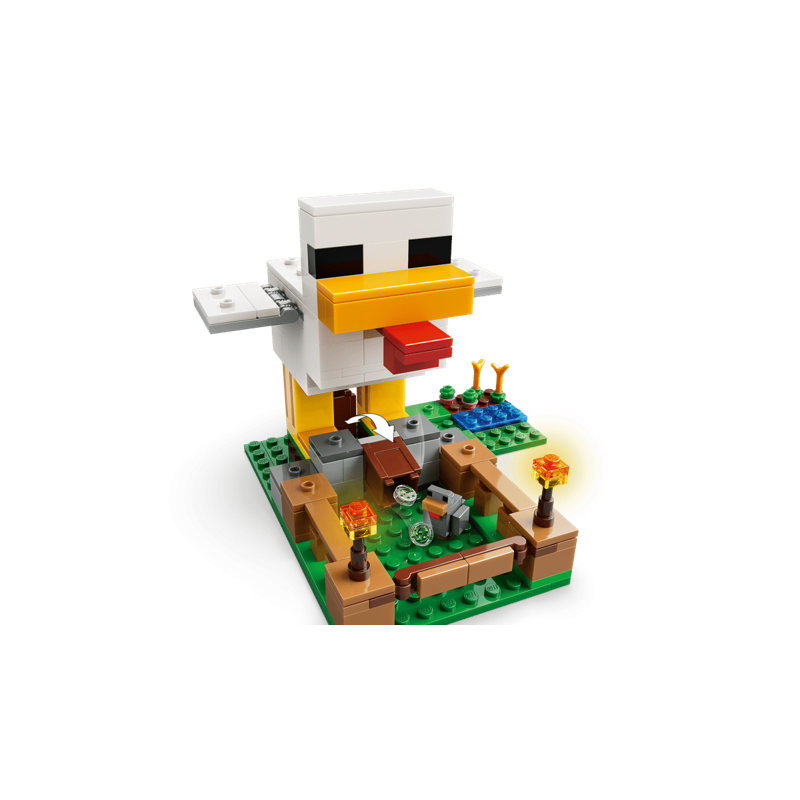 Lego Minecraft Chicken Farm 21585
