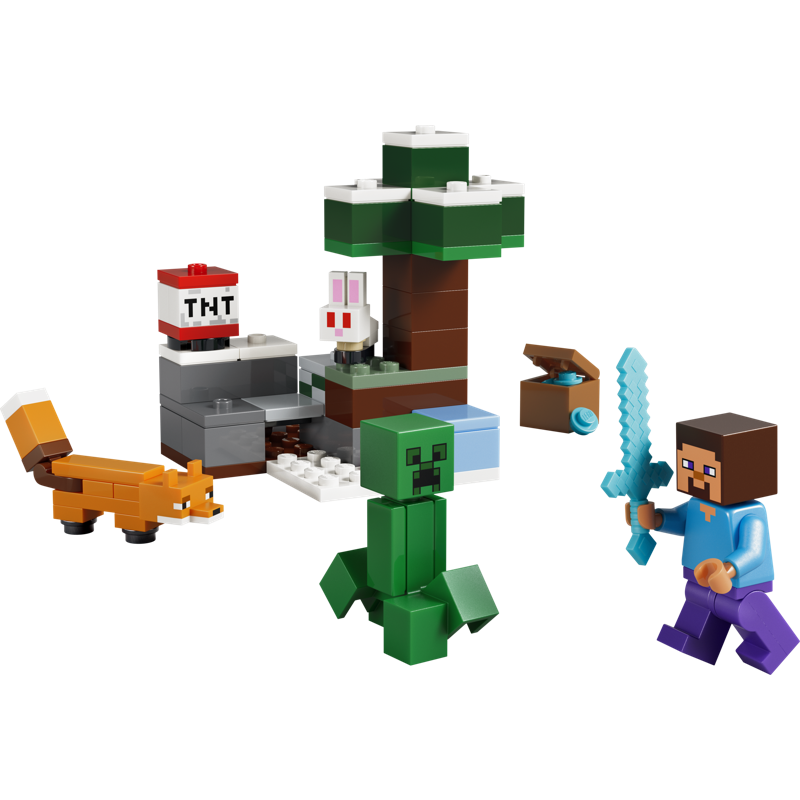 Lego Minecraft Steve's Taiga Adventure 21583