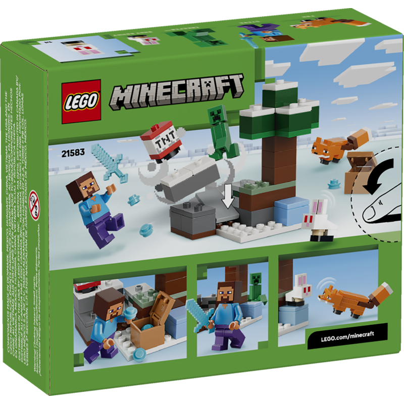 Lego Minecraft Steve's Taiga Adventure 21583