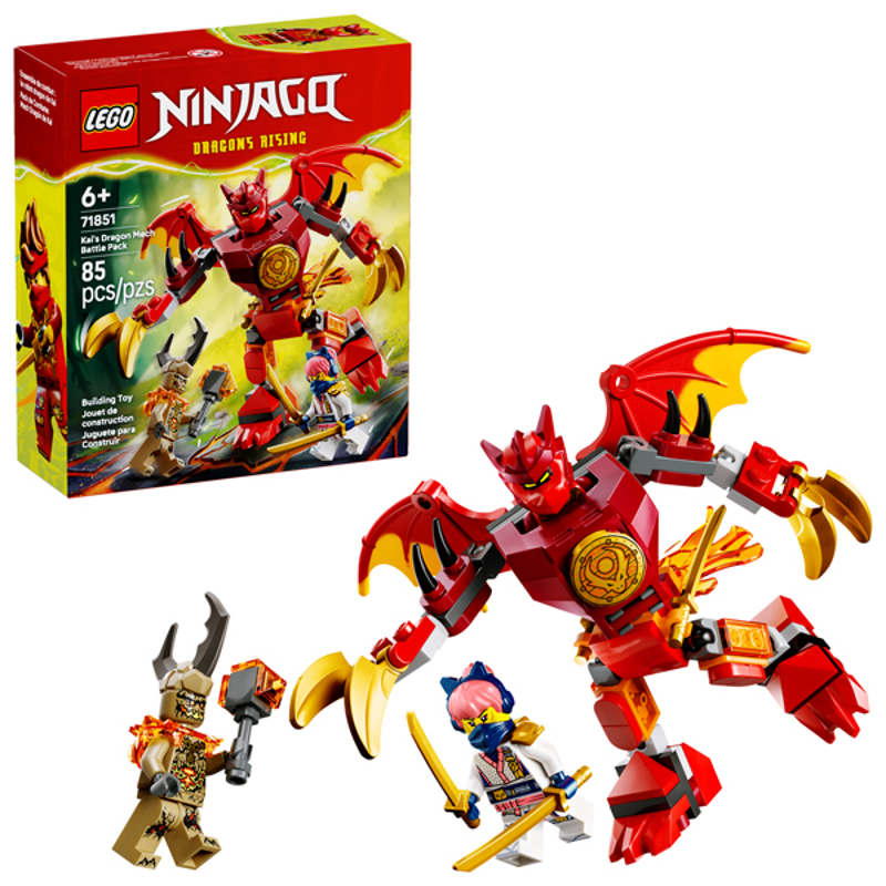Lego Ninjago Kai's Dragon Mech Battle Pack 71851 (Vta)