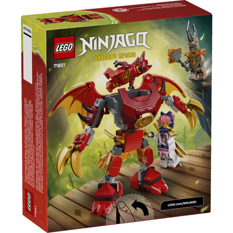 Lego Ninjago Kai's Dragon Mech Battle Pack 71851 (Vta)