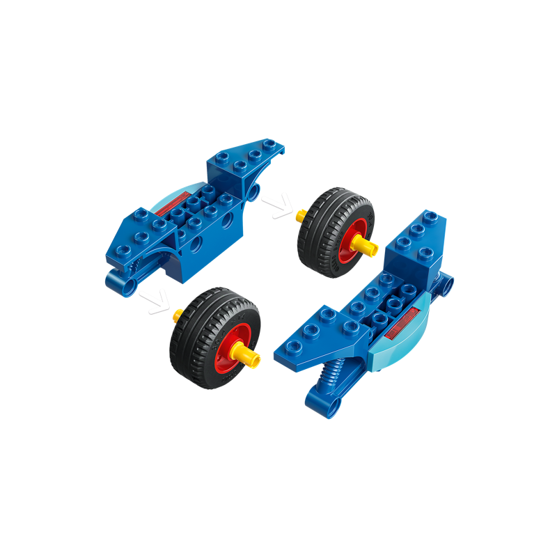 Lego Spidey Spidey on His Motorcycle vs. Rhino 11206 (Vta)