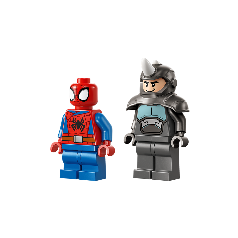 Lego Spidey Spidey on His Motorcycle vs. Rhino 11206 (Vta)