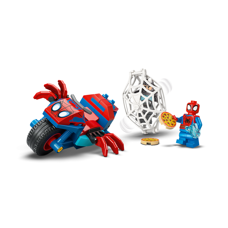 Lego Spidey Spidey on His Motorcycle vs. Rhino 11206 (Vta)