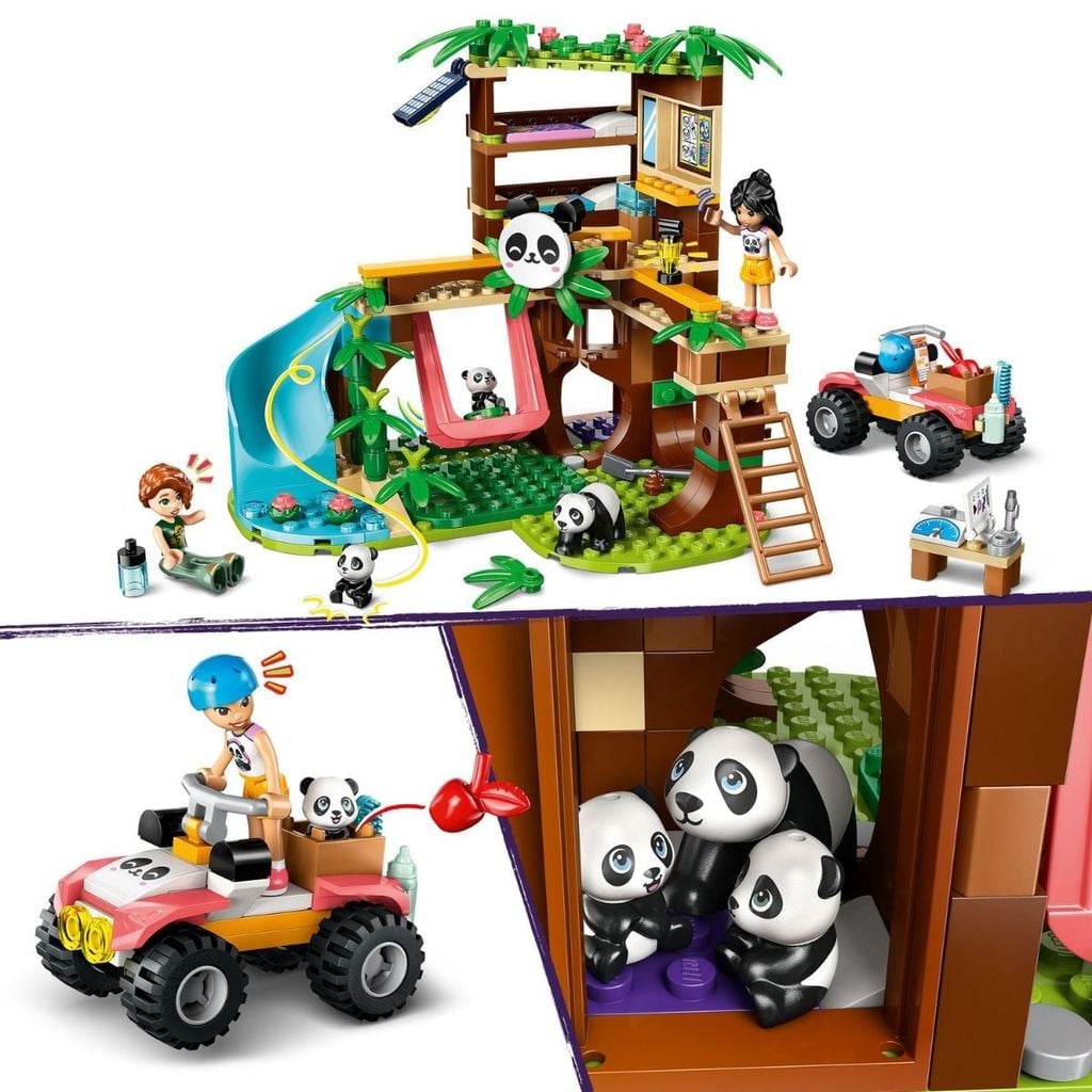 Lego Friends Đồ Chơi Lắp Ráp Trung Tâm Bảo Tồn Gấu Trúc 42648