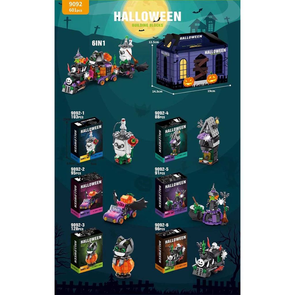 Lele Brother Lắp Ráp Đoàn Tàu Halloween TDM-T002 60019647 (Giao mẫu ngẫu nhiên)