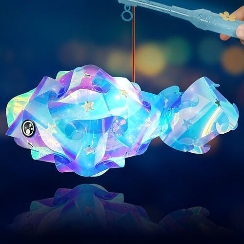 Đồ Chơi Lắp Ráp Lồng Đèn Trung Thu Cá Lf01