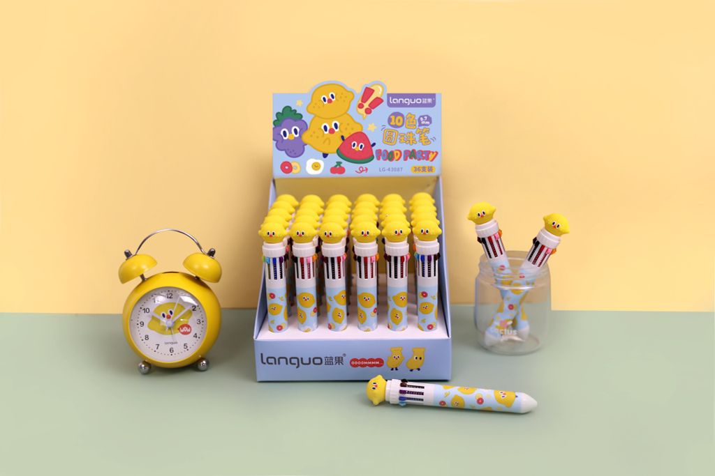 Viết Bi 10 Màu 0.7Mm Lg-43087 H/36 Languo